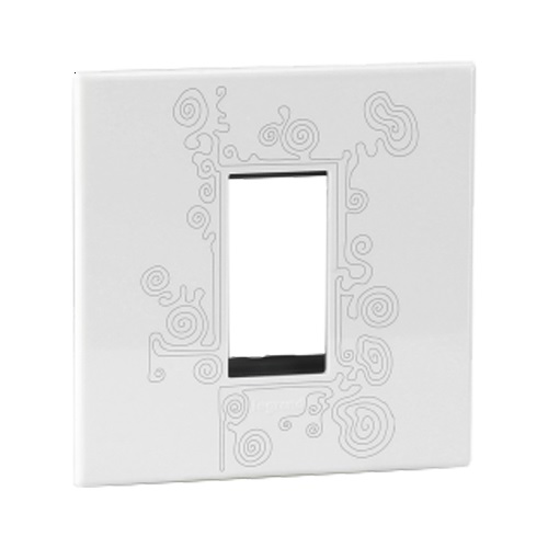 Legrand Arteor Tattoo Finish Cover Plate With Frame, 1 M, 5762 98